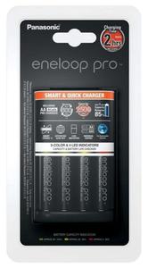 ?adowarka Panasonic Eneloop BQ-CC55 + 4 x R6/AA Eneloop PRO 2550mAh BK-3HCDE - 2853756660