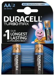 2 x bateria alkaliczna Duracell Duralock Turbo Max LR6/AA (blister) - 2840777017
