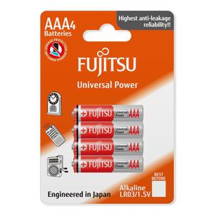 4 x bateria alkaliczna Fujitsu Universal Power LR03 AAA blister - 2843460330