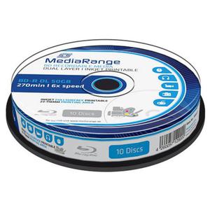 P?yty Blu-Ray BD-R DL 50GB 6x MediaRange PRINTABLE cake 10 - 2850390177