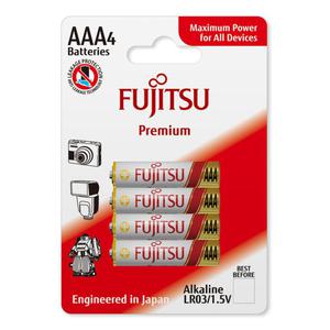 4 x bateria alkaliczna Fujitsu Premium LR03 AAA blister - 2843884591