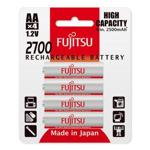 4 x akumulatorki Fujitsu R6/AA 2700mAh HR-3UAEX - 2846507585