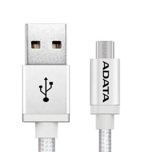 dwustronny kabel micro USB 1m ADATA srebrny - 2847310282