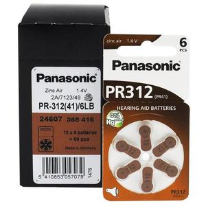 60 x baterie do aparatw s?uchowych Panasonic 312 / PR312 / PR41 - 2849384558