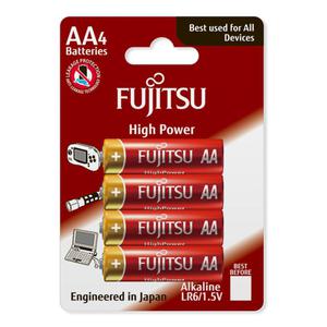 4 x bateria alkaliczna Fujitsu High Power LR6 AA blister - 2850390190