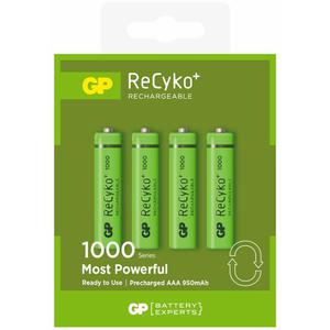 4 x akumulatorki R03/AAA GP ReCyko+ 1000 Series 950mAh - 2850650271