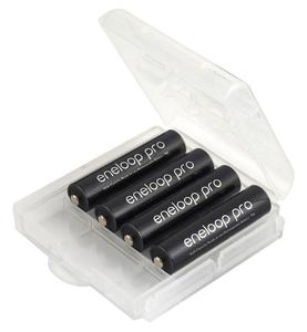 4 x akumulatorki Panasonic Eneloop PRO R03 AAA 950mAh BK-4HCDE (solidny pojemnik) - 2853363224