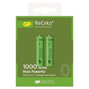 2 x akumulatorki R03/AAA GP ReCyko+ 1000 Series 950mAh - 2853363226