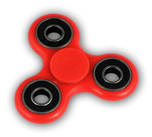 czerwony hand spinner / fidget spinner Get BEE - 2854940301