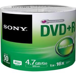 P?yty DVD+R 4,7GB 16X SONY SP50 - 2854940305