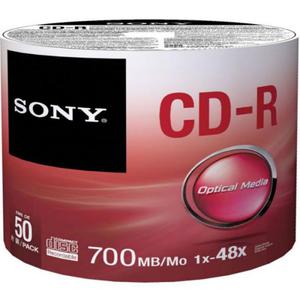 P?yty CD-R 50SZT. 700MB 80MIN SONY - 2351808069