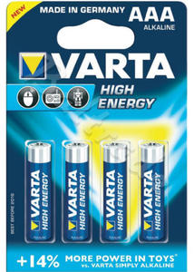 4 x Varta High Energy LR03 AAA 4903 (blister) - 2850946485