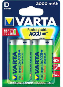 2 x akumulatorki Varta R20 D R2U Ni-MH 3000mAh - 2841389149