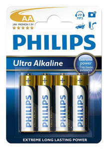 4 x bateria alkaliczna Philips Ultra Alkaline LR6 AA (blister) - 2848504976