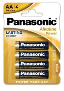 4 x Panasonic Alkaline Power LR6/AA (blister) - 2840777456