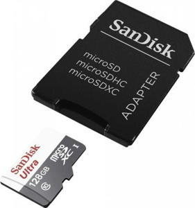 Karta pamici SanDisk microSDXC 128 GB z adapterem SD - 2865134142