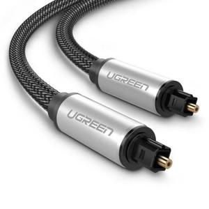 UGREEN AV108 Kabel optyczny Toslink Audio, aluminiowy z oplotem, 1m (szarny) - 2876109382