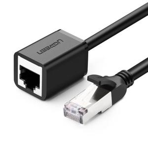 Kabel sieciowy UGREEN przeduacz Ethernet RJ45, Cat. 6, FTP, z metalow wtyczn 1m, (czarny) - 2876440310