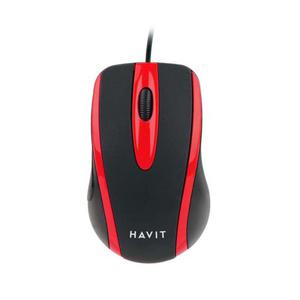 Mysz uniwersalna Havit MS753 (czarno-czerwona) - 2871958861