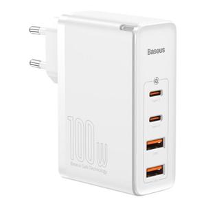 adowarka sieciowa Baseus GaN2 Pro, 2x USB + 2x USB-C, 100W, EU (biaa) - 2871357913