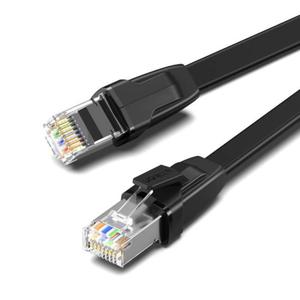 UGREEN NW134 Paski kabel sieciowy z metalowymi wtyczkami, Ethernet RJ45, Cat.8, U/FTP, 2m (czarny) - 2875662109