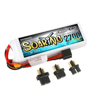 Akumulator Gens Ace Soaring 2700mAh 11.1V 30C 3S1P z EC3/XT60/T-Plug - 2878403155