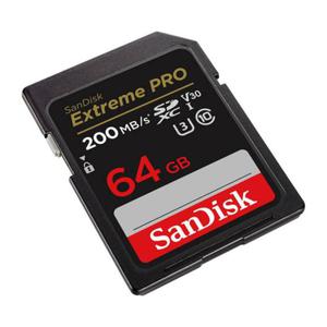 Karta pamici SANDISK EXTREME PRO SDXC 64GB 200/90 MB/s UHS-I U3 (SDSDXXU-064G-GN4IN) - 2876778468