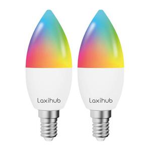 Inteligentna arwka LED Laxihub LAE14S Wifi Bluetooth TUYA (2 szt.) - 2874012201