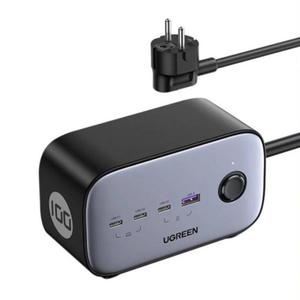 Listwa zasilajca EU UGREEN CD270, 3x USB-C, 1x USB-A , 2x AC, 100W, 1.8m Kabel USB-C do Micro USB UGREEN 15232, 1m (czarny) - 2877384580