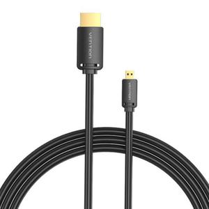 Kabel HDMI-D mski do HDMI-A mski 4K HD 1m Vention AGIBF (czarny) - 2877384609