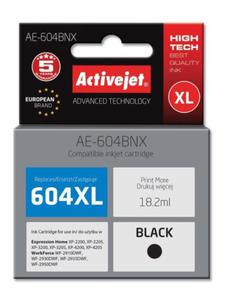 AE-604BNX Tusz (zamiennik Epson 604XL C13T10H14010, 500 stron; 18,2 ml; Supreme; czarny) - 2877019699