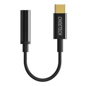 Adapter Choetech AUX003 USB-C do 3.5mm Audio Jack Adapter (czarny) - 2878144331