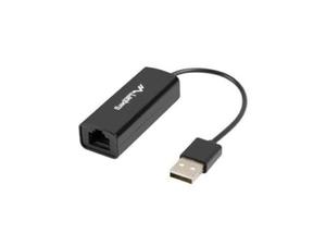 Karta sieciowa Lanberg NC-0100-01 (USB 2.0; 1x 10/100Mbps) - 2877938730