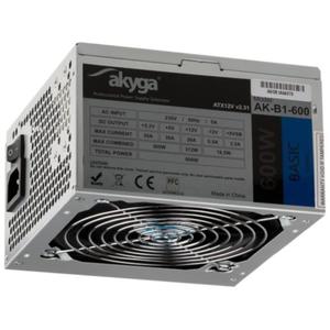 Zasilacz Akyga Basic AK-B1-600 (600 W; Pasywne; 120 mm) - 2878145032