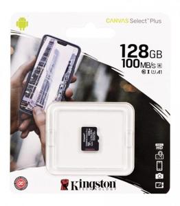 Karta pamici Kingston Canvas Select Plus SDCS2/128GBSP (128GB; Class 10, Class A1; Karta pamici) - 2878145263