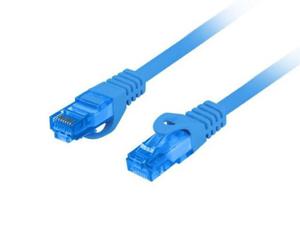 LANBERG PATCHCORD S/FTP KAT.6A 10M NIEBIESKI LSZH CCA (FLUKE PASSED) PCF6A-10CC-1000-B - 2878145355