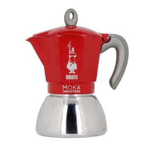 Bialetti kawiarka New Moka Induction 6tz czerwona - 2878598720