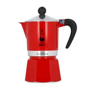 Bialetti kawiarka Rainbow 6tz czerwona - 2878145839