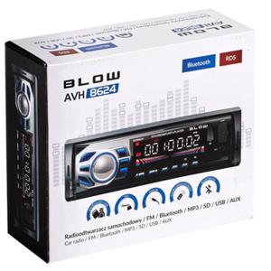 Radioodtwarzacz BLOW AVH-8624 AVH-8624 (Bluetooth, USB + AUX + karty SD) - 2878147524