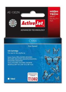 Activejet AE-1302N Tusz (zamiennik Epson T1302; Supreme; 18 ml; niebieski) - 2878270663