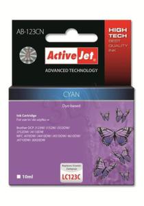 Activejet AB-123CN Tusz (zamiennik Brother LC123C/121C; Supreme; 10 ml; niebieski) - 2878270676