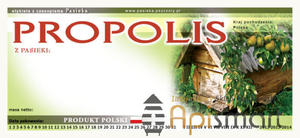 Paczka etykiet na propolis (50szt)  - 2825618693