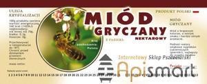 DUE etykiety na MID GRYCZANY Paczka 100szt wzr E102 - DUE etykiety na MID GRYCZANY Paczka 100szt wzr E102 - 2825618695