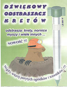 Odstraszacz kretw na krety nornice Odstraszacz kretw na krety nornice - 2865735339