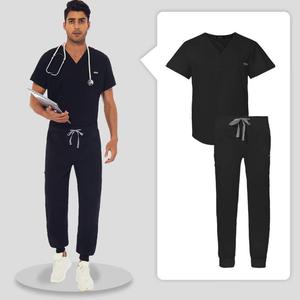 Model 42031, komplet medyczny mski Scrubs - czarny - 2876491897