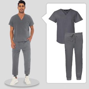 Model 42031, komplet medyczny mski Scrubs - szary - 2876382425