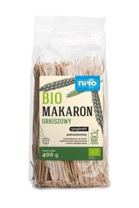 Makaron orkiszowy razowy spaghetti bio 400 g - niro - 2875716512