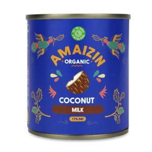 Coconut milk - napj kokosowy w puszce 17% tuszczu bio 200 ml - amaizin - 2878195700
