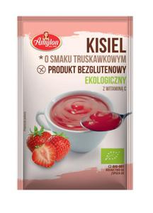 Kisiel o smaku truskawkowym bezglutenowy bio 30 g - amylon - 2860112998