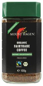 Kawa rozpuszczalna bezkofeinowa fair trade bio 100 g - mount hagen - 2877977036